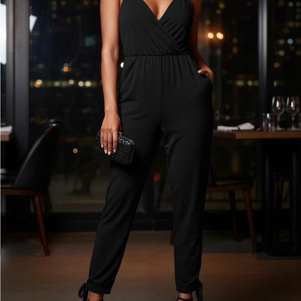Windsor Black Jumpsuit